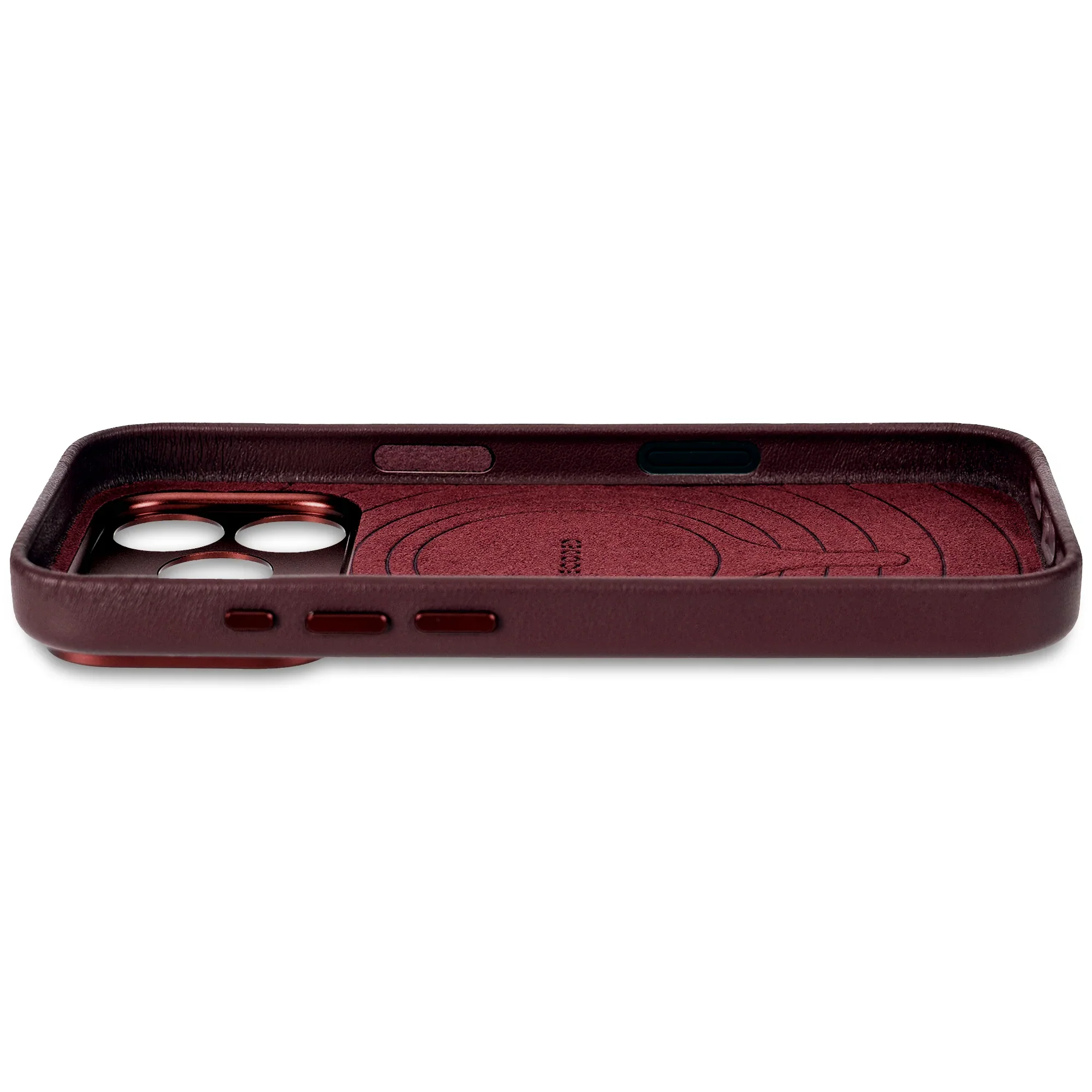 Decoded Leren hoesje voor iPhone 17 Pro Max - Dark ruby - Image 4