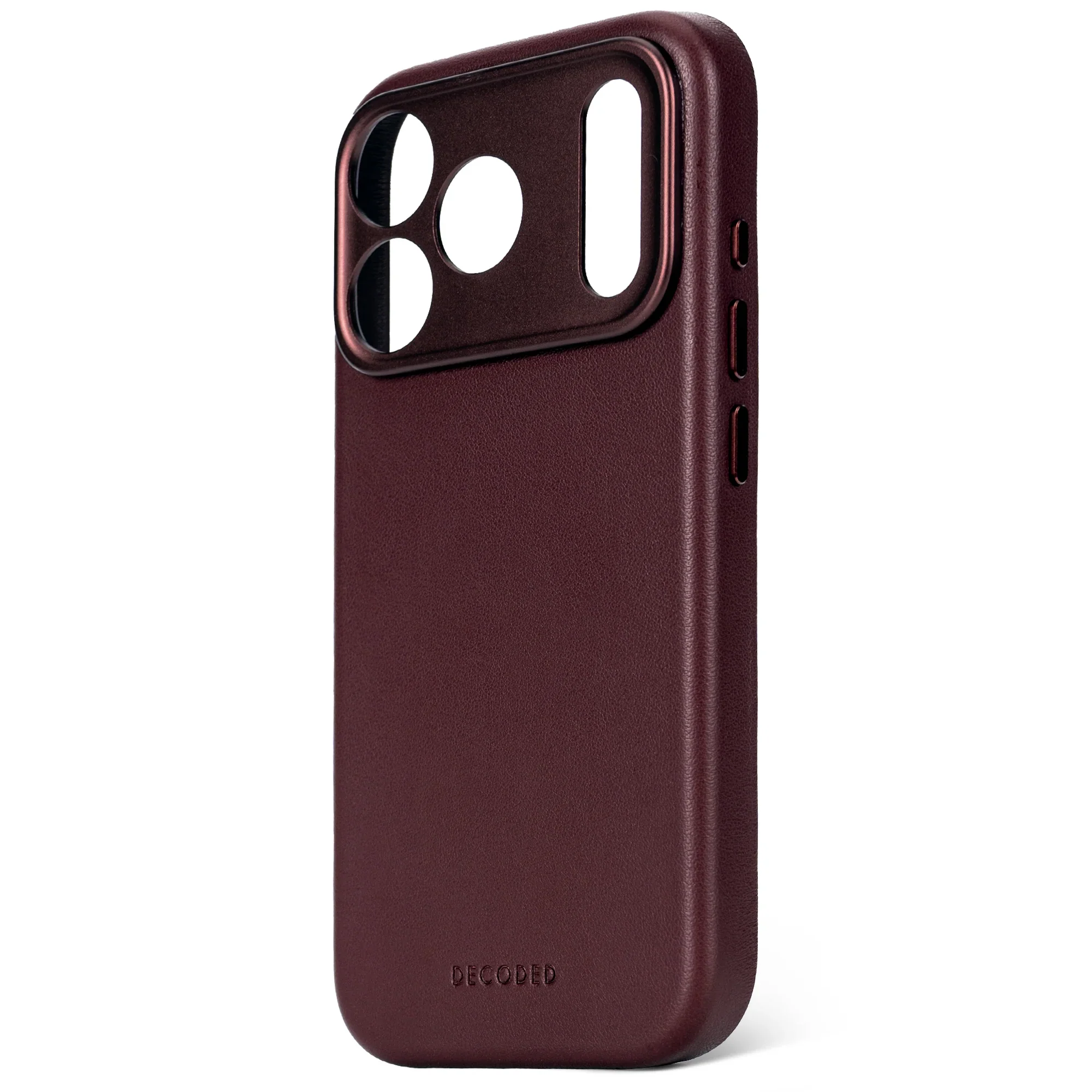Decoded Leren hoesje voor iPhone 17 Pro Max - Dark ruby - Image 7