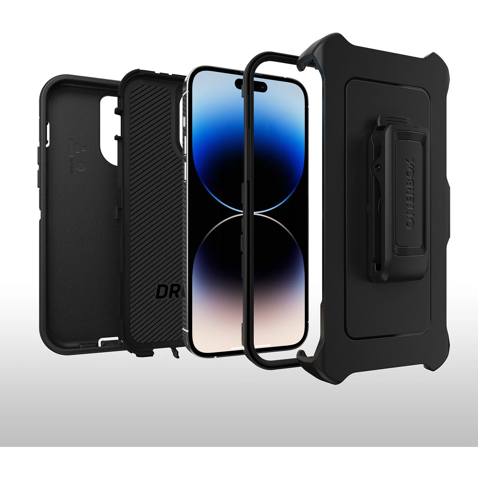 OtterBox Defender hoesje met MagSafe voor iPhone 14 Pro Max- Zwart - Image 2