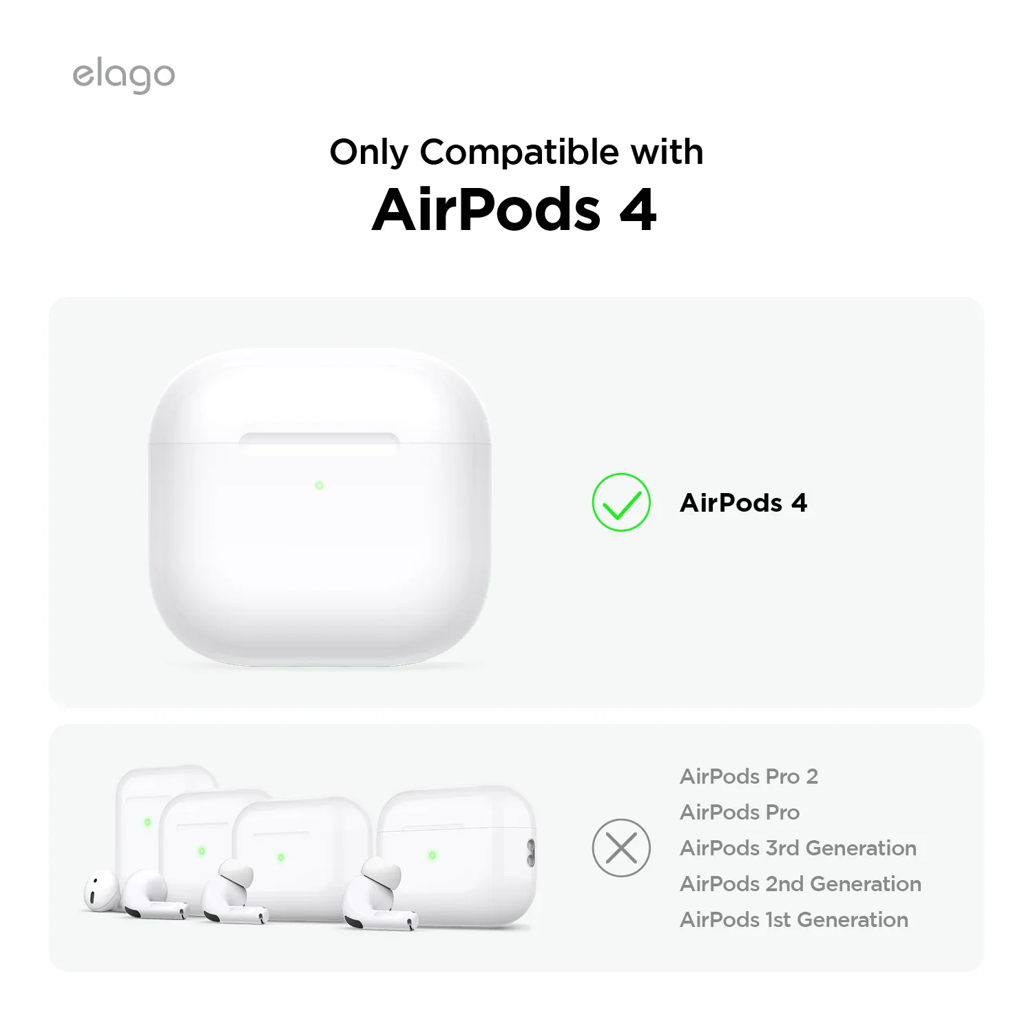 Elago Silicone Hang Case voor AirPods 4 - Roze - Image 2