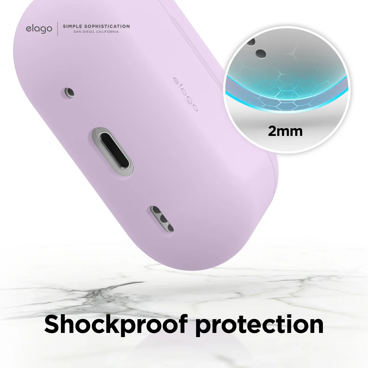 EOL Elago Silicone Hang Case voor AirPods Pro (2e gen.) - Donkergrijs - Image 3