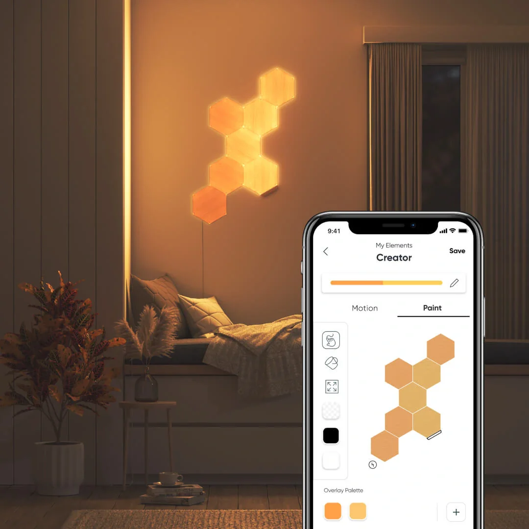 Nanoleaf Elements - Hexagons - Starter Kit - 7 panels - Image 3