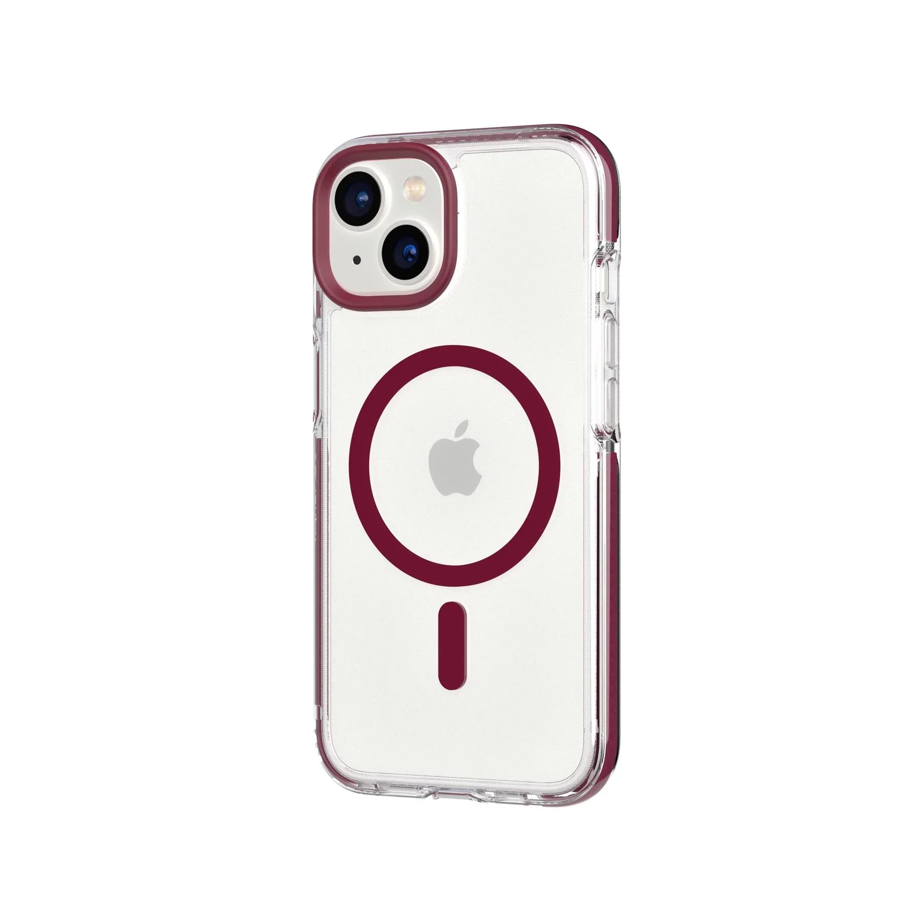 Tech21 Evo Crystal MagSafe voor iPhone 14 - Bordeaux - Image 5