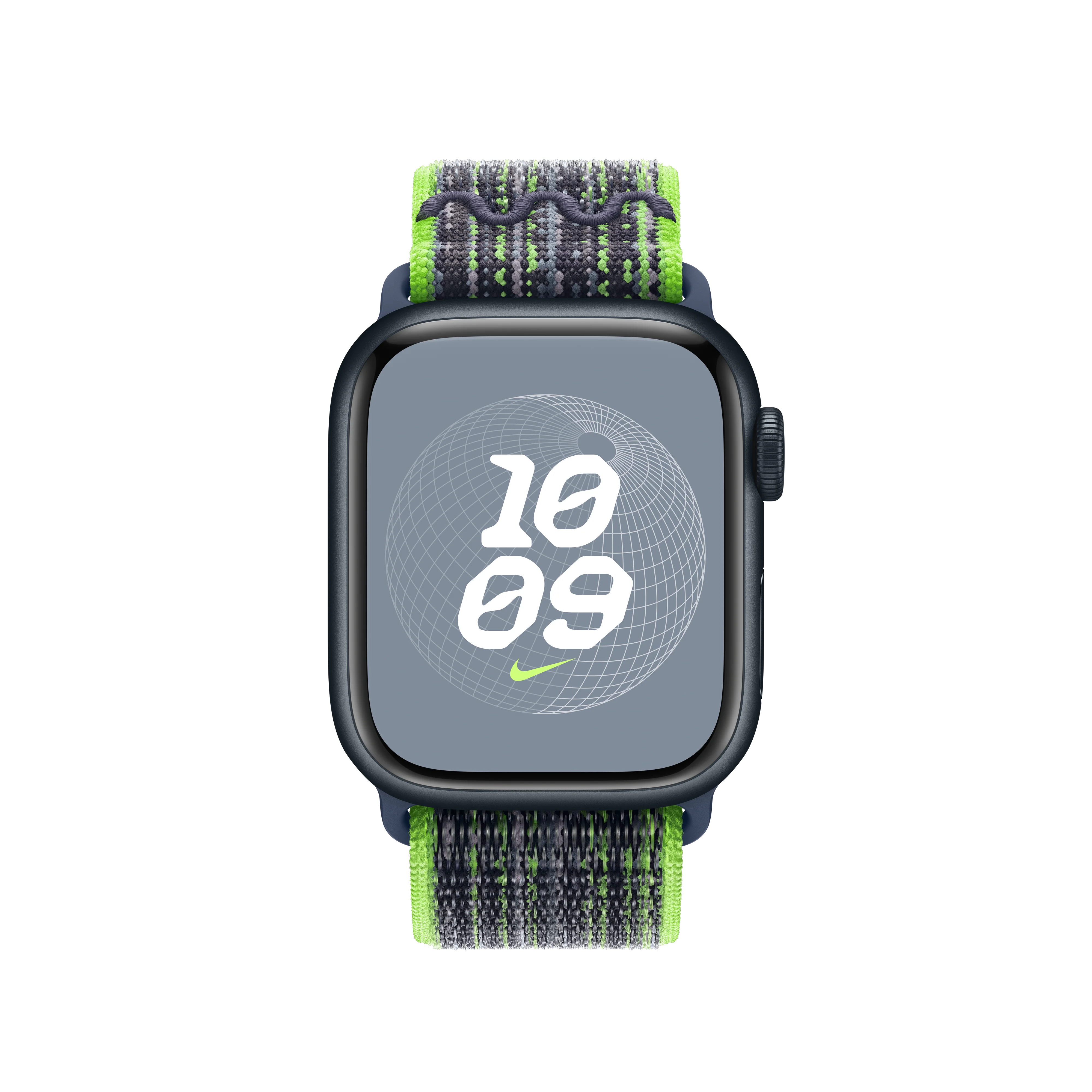 EOL Geweven sportbandje van Nike - Felgroen/blauw (41 mm) - Image 3