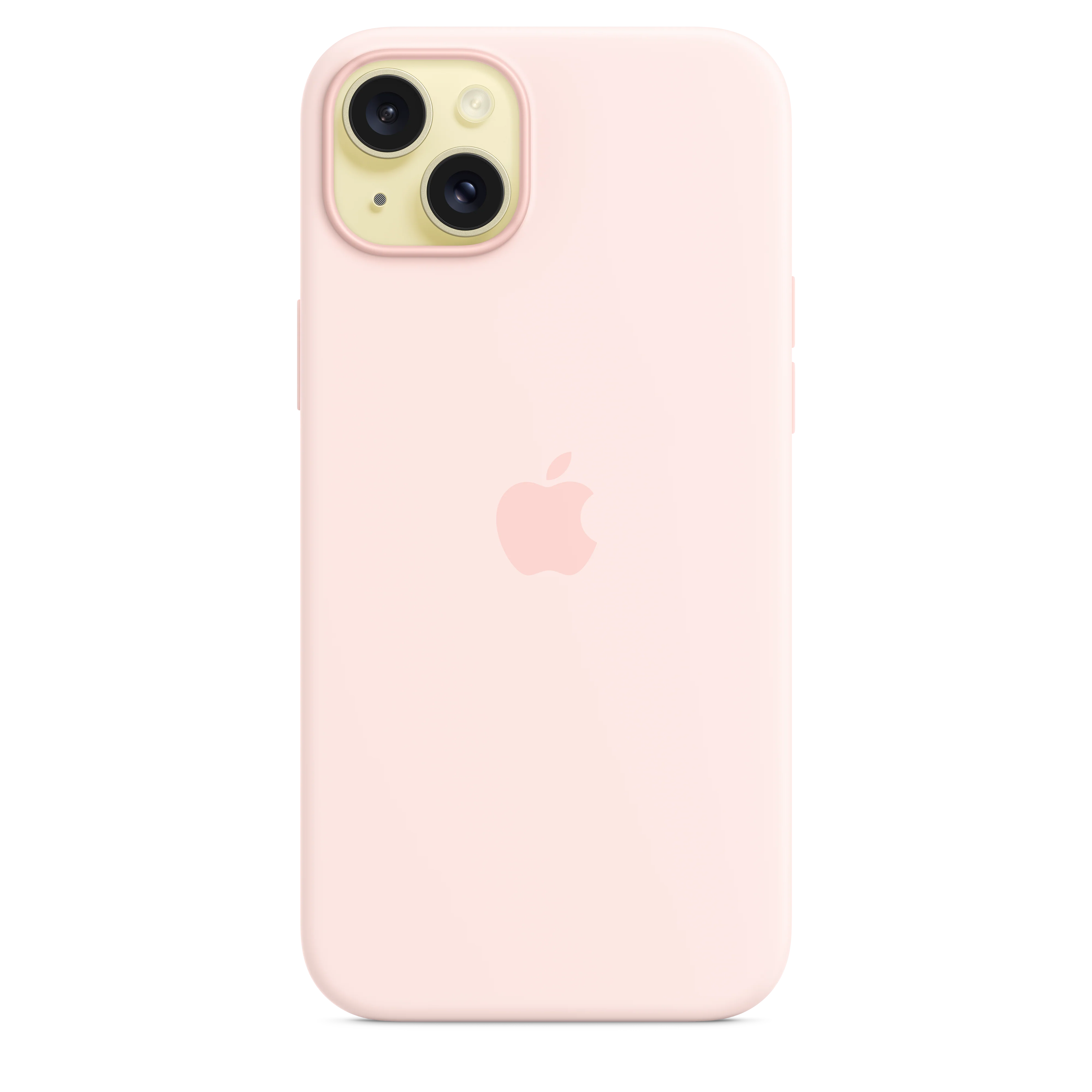 Siliconenhoesje met MagSafe voor iPhone 15 Plus - Lichtroze - Image 3