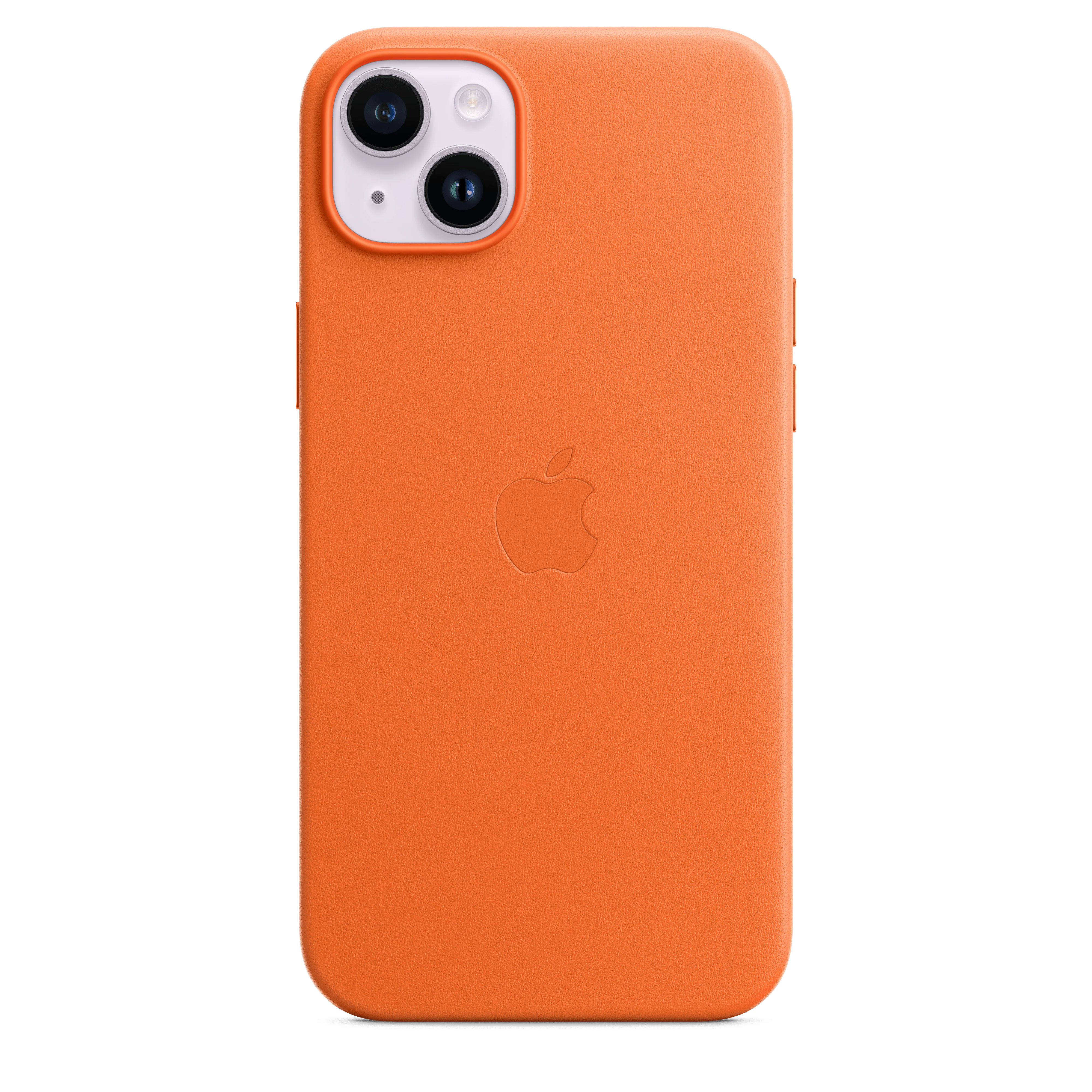 EOL Leren hoesje met MagSafe voor iPhone 14 Plus - Oranje - Image 3