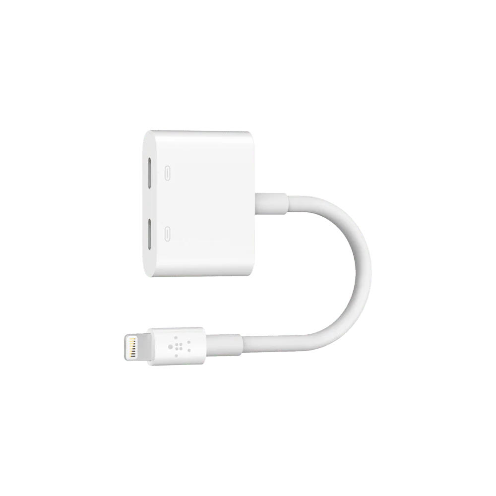 EOL Belkin Lightning Rockstar | Audio & Charge Adapter - Wit