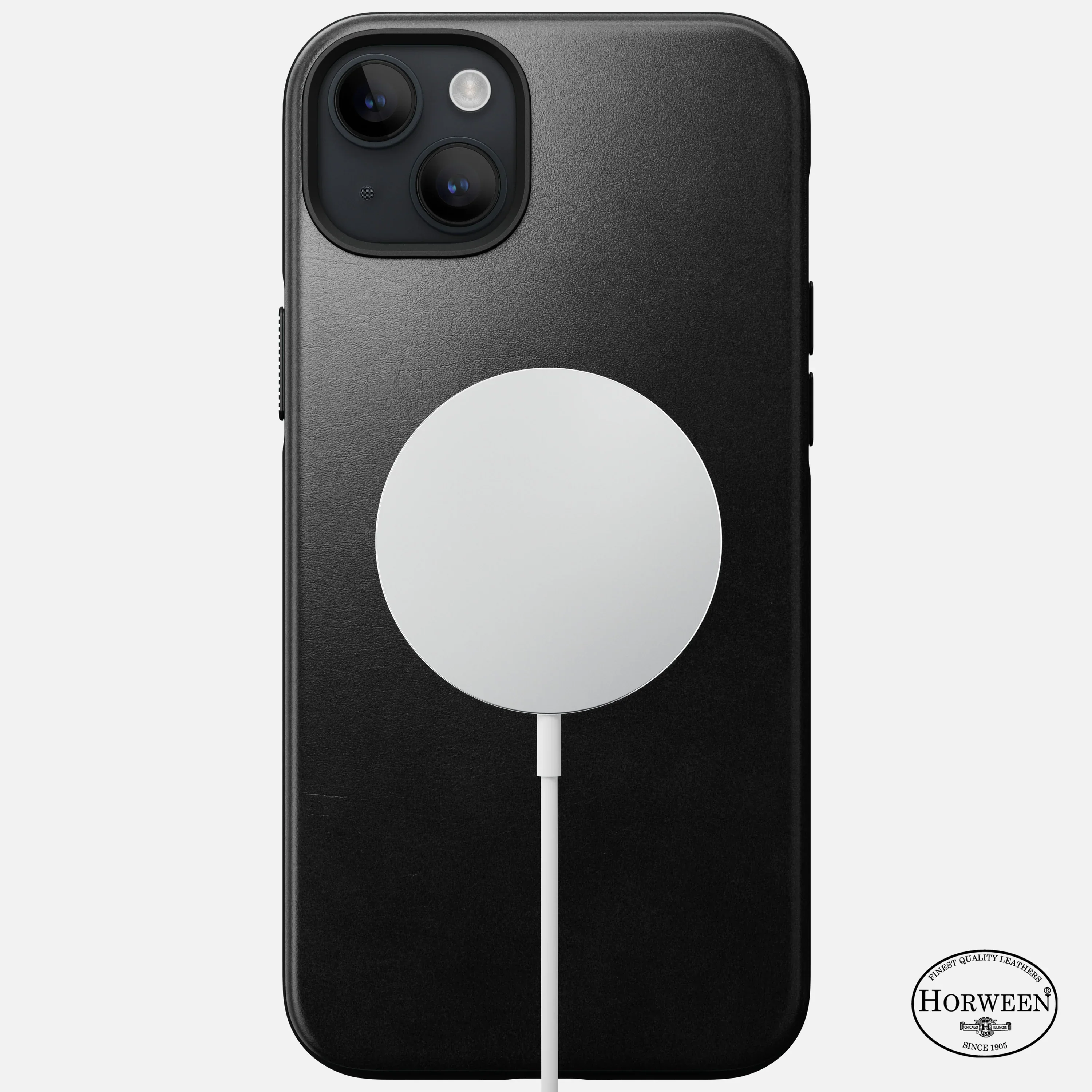 EOL Nomad Modern Case voor iPhone 14 Plus - Horween leer - Zwart - Image 2