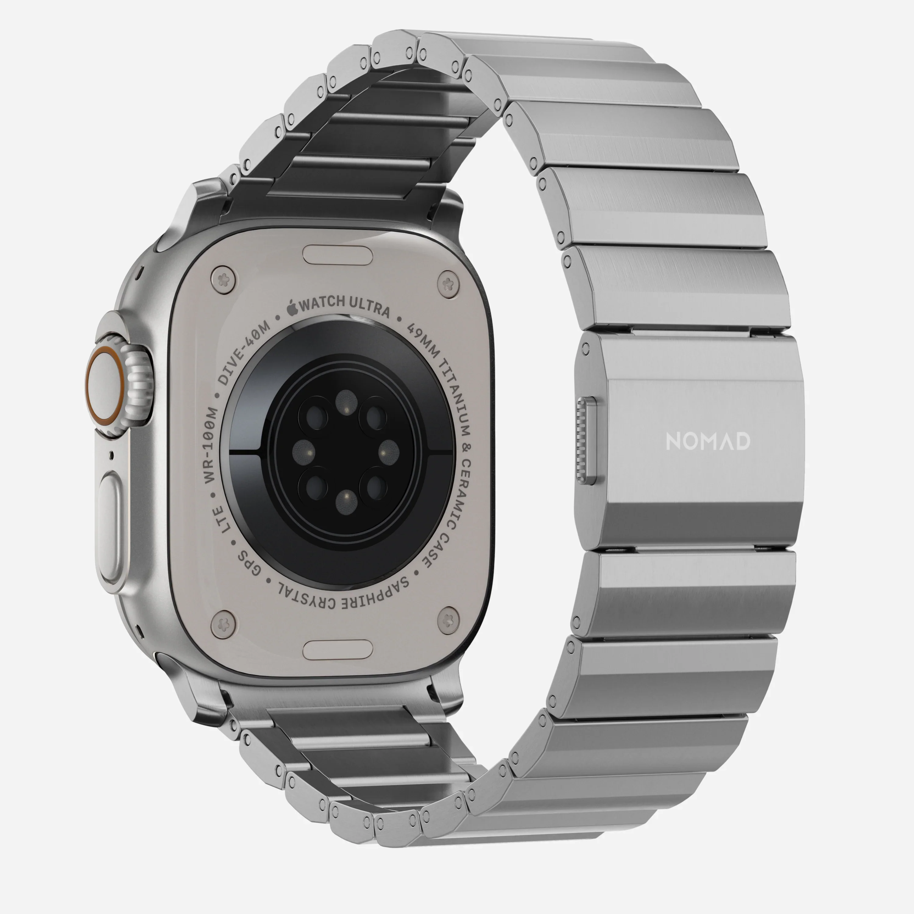 EOL Nomad Titanium bandje - 44/45/46/49 mm - Zilver