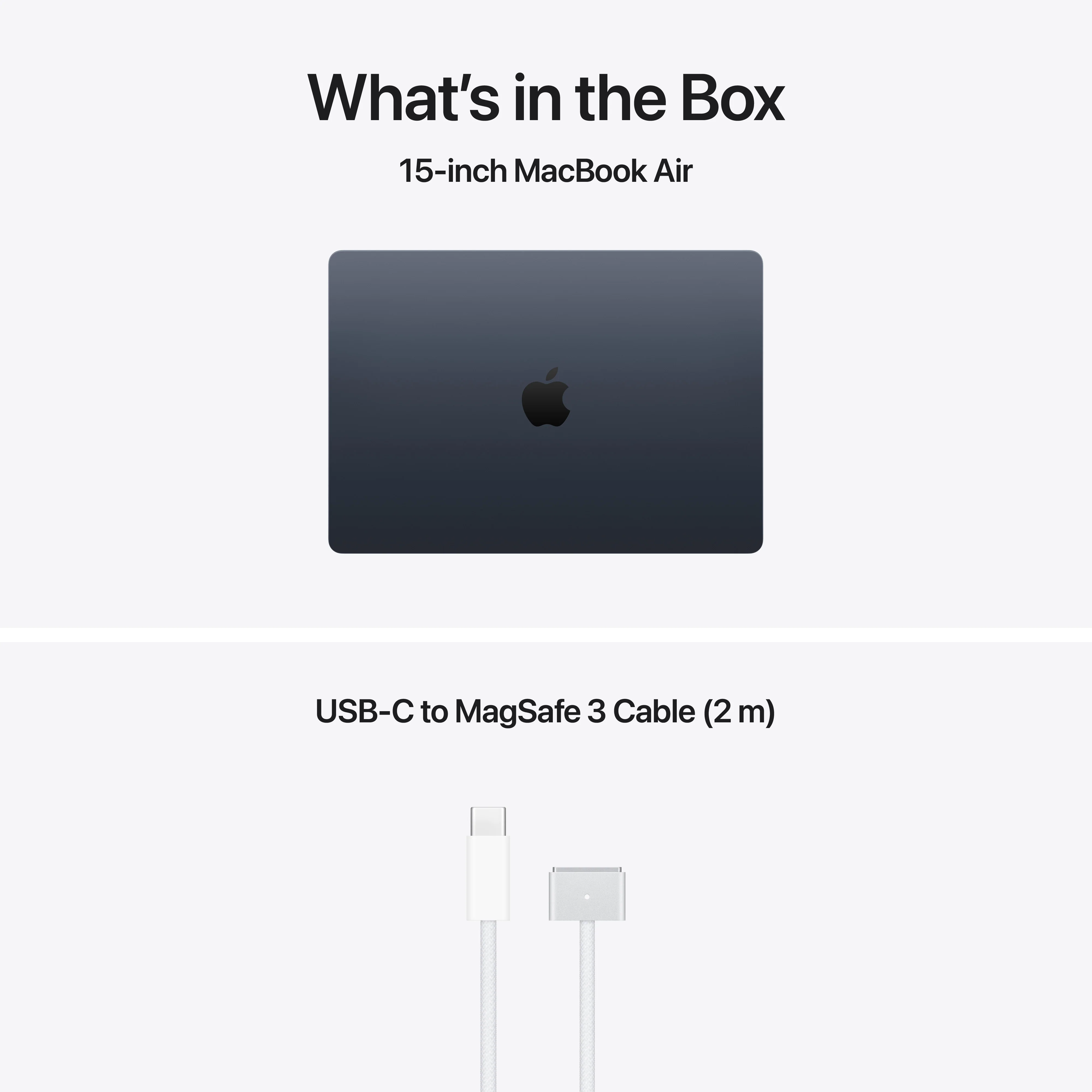 15-inch MacBook Air: Apple M5-chip met 10‑Core CPU en 10‑Core GPU, 16 GB, 512 GB SSD - Middernacht (Azerty FR) - Image 9