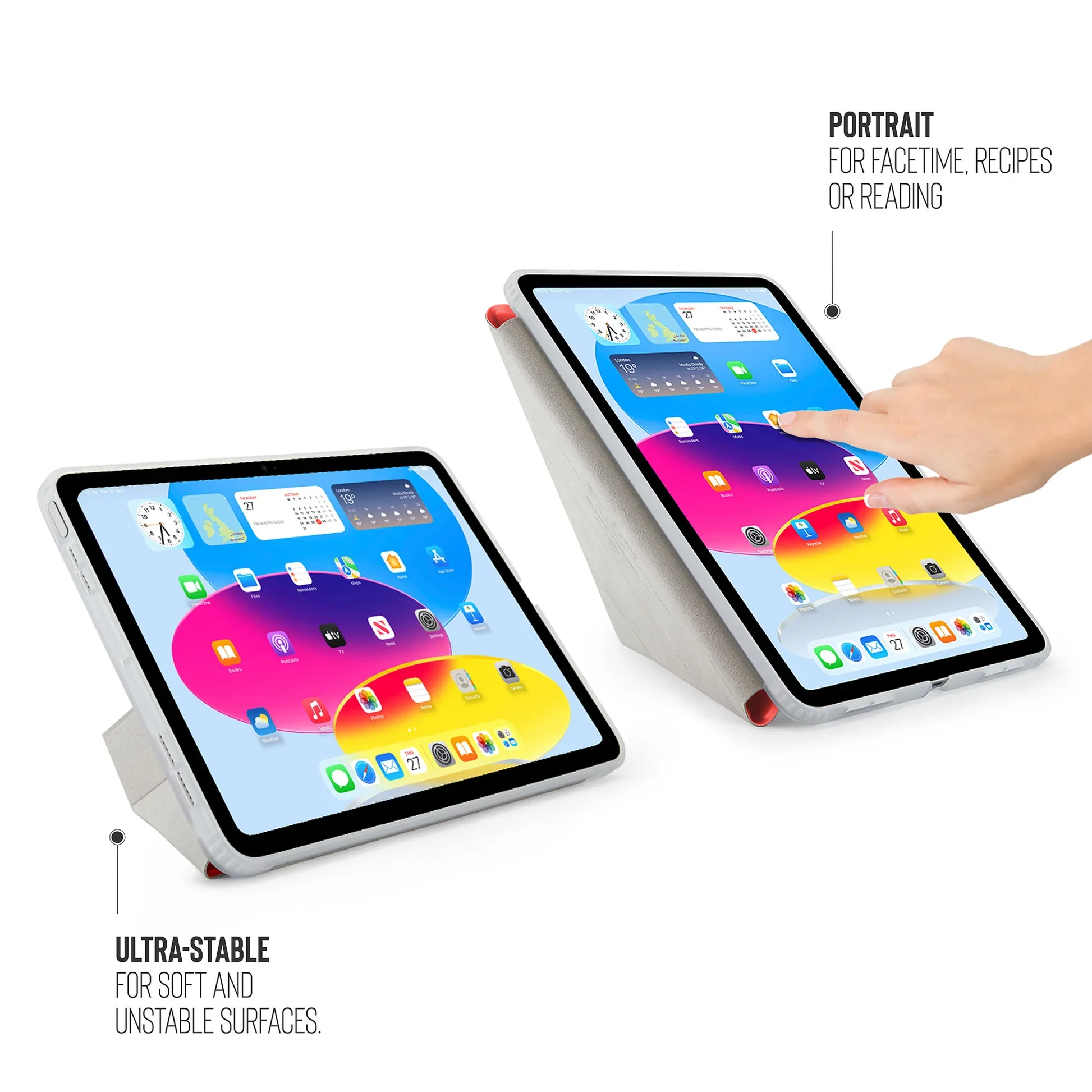 Pipetto Origami Case voor iPad (10e gen./A16) - Roze - Image 3