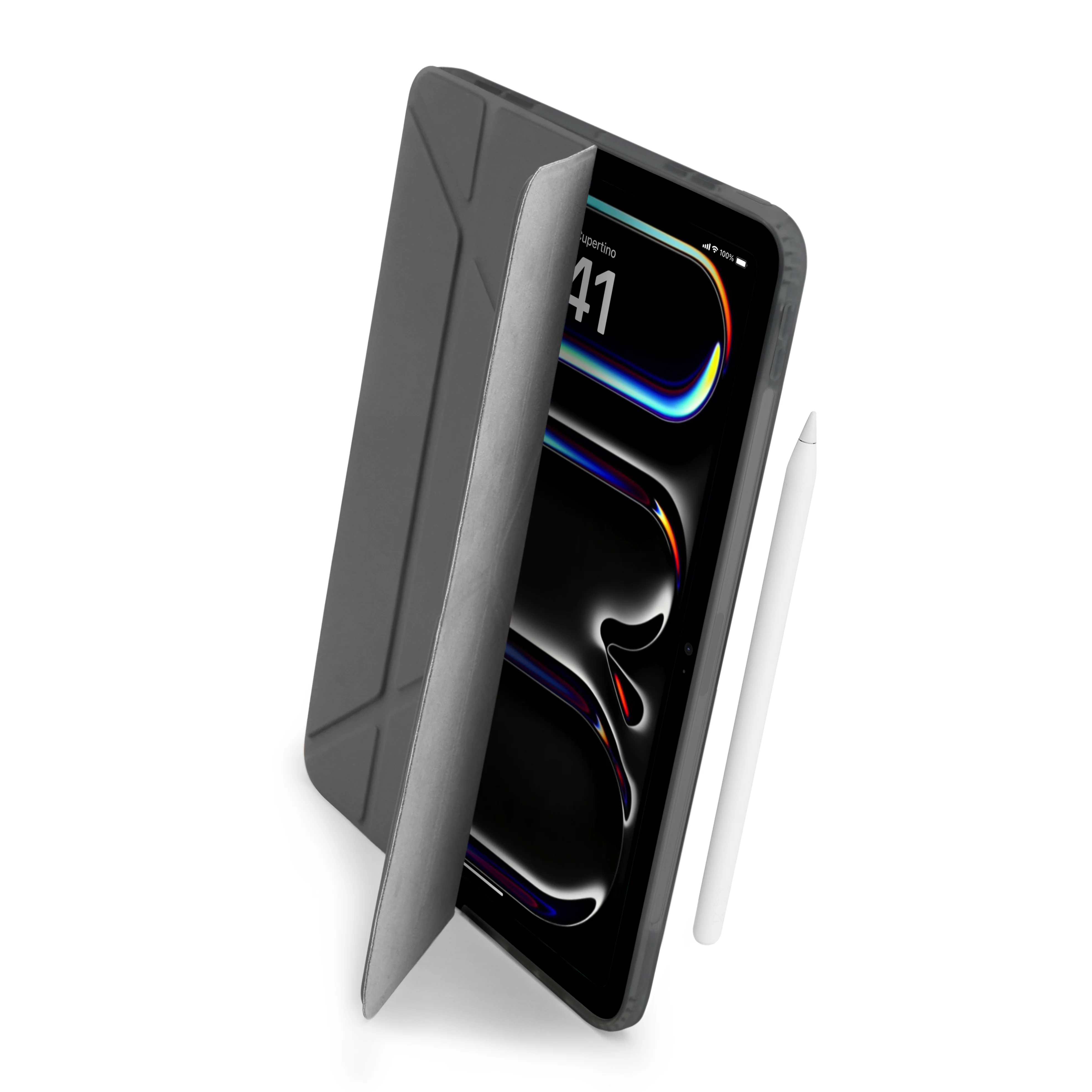 Pipetto Origami Case voor 11-inch iPad Pro (M5/M4) - Grijs