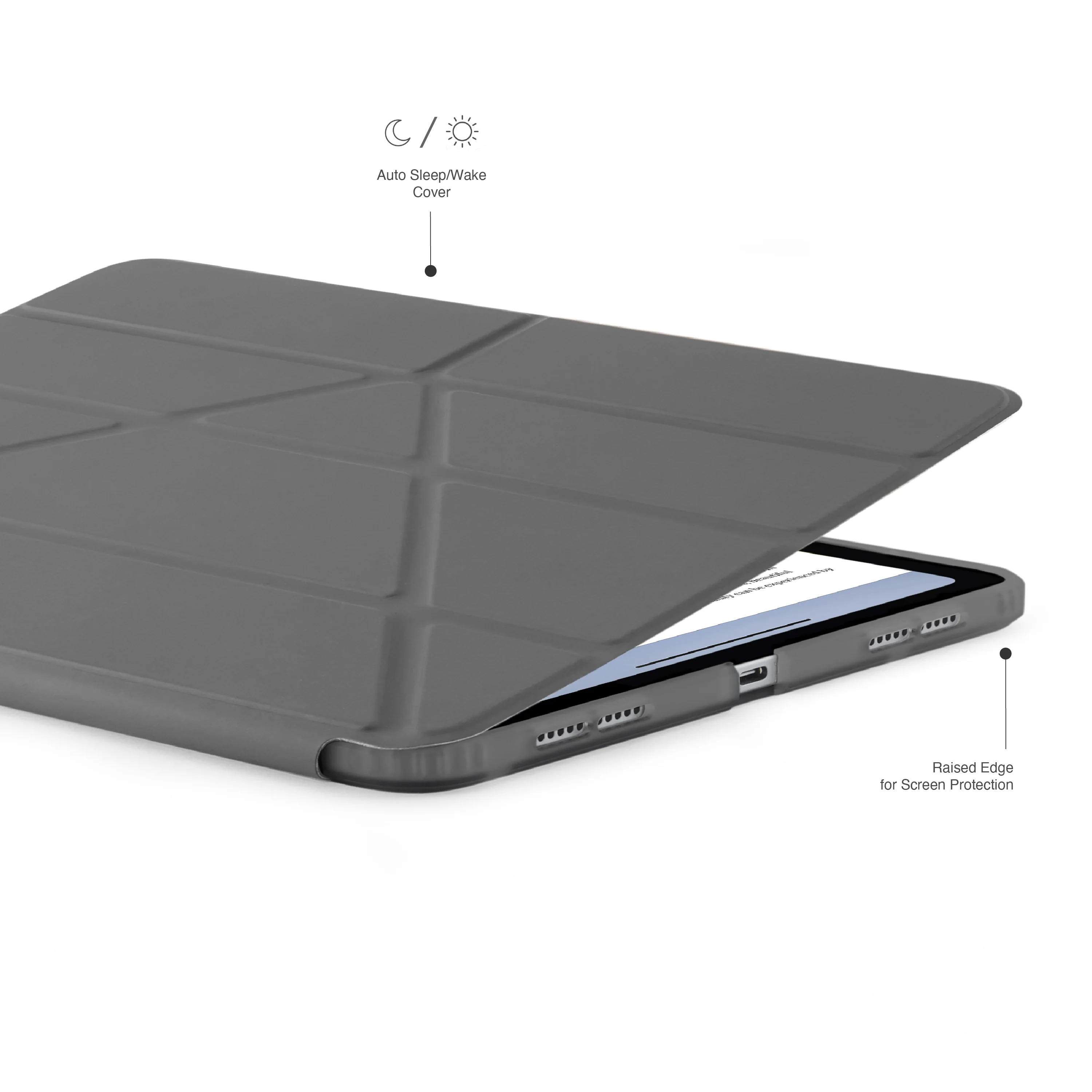 Pipetto Origami Case voor 11-inch iPad Pro (M5/M4) - Grijs - Image 3