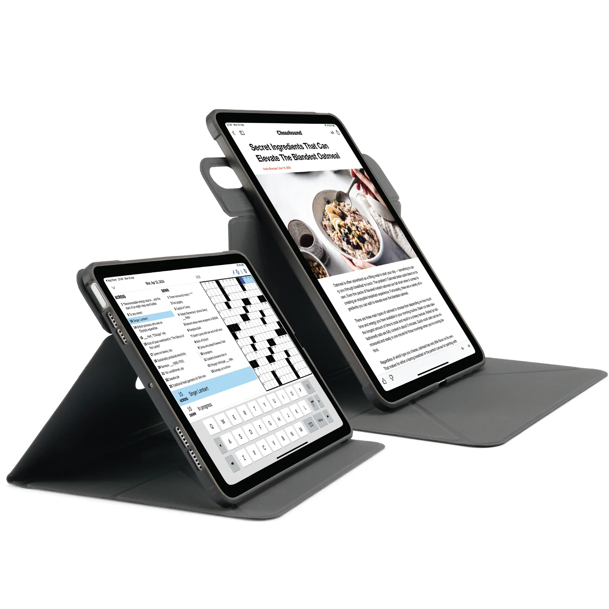 Pipetto Origami Stand Case voor iPad Air 11-inch (M4/M3/M2) / iPad Air 10,9-inch (2022/2020) - Zwart - Image 4