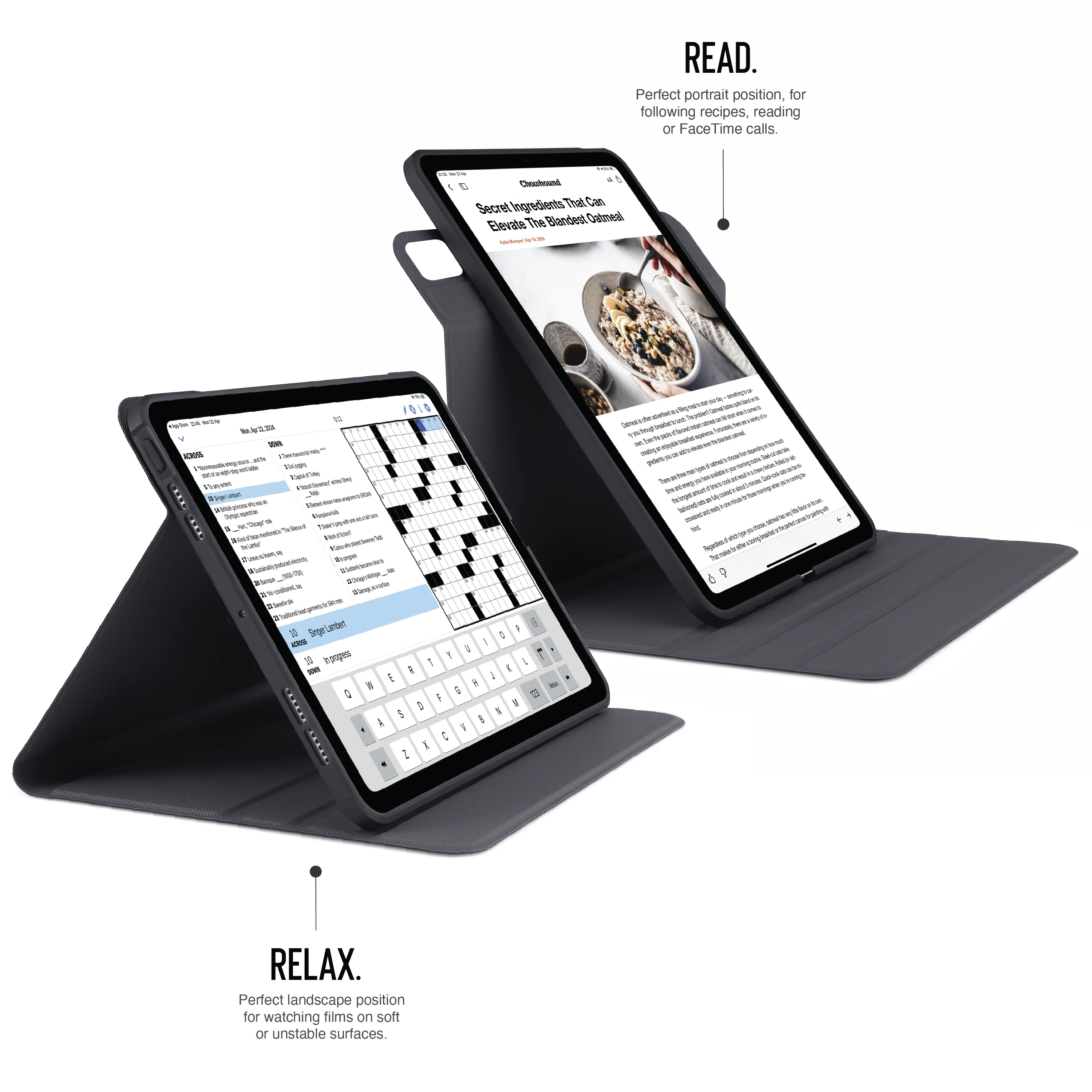 Pipetto Rotating Folio Case voor 13-inch iPad Pro (M5/M4) - Zwart - Image 5