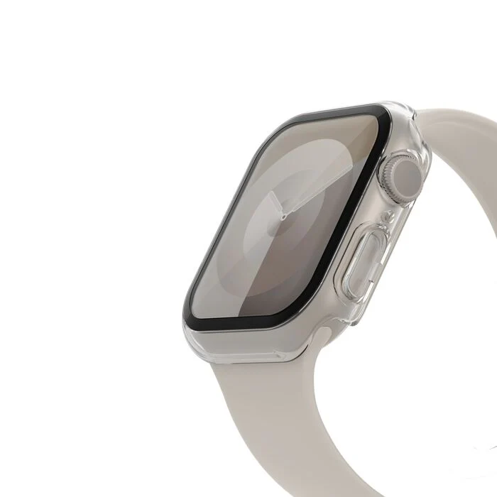 Belkin ScreenForce | TemperedCurve Antimicrobiële Screenprotector + bumper voor Apple Watch Series 9/8/7/SE - 40/41 mm - Transparant - Image 2