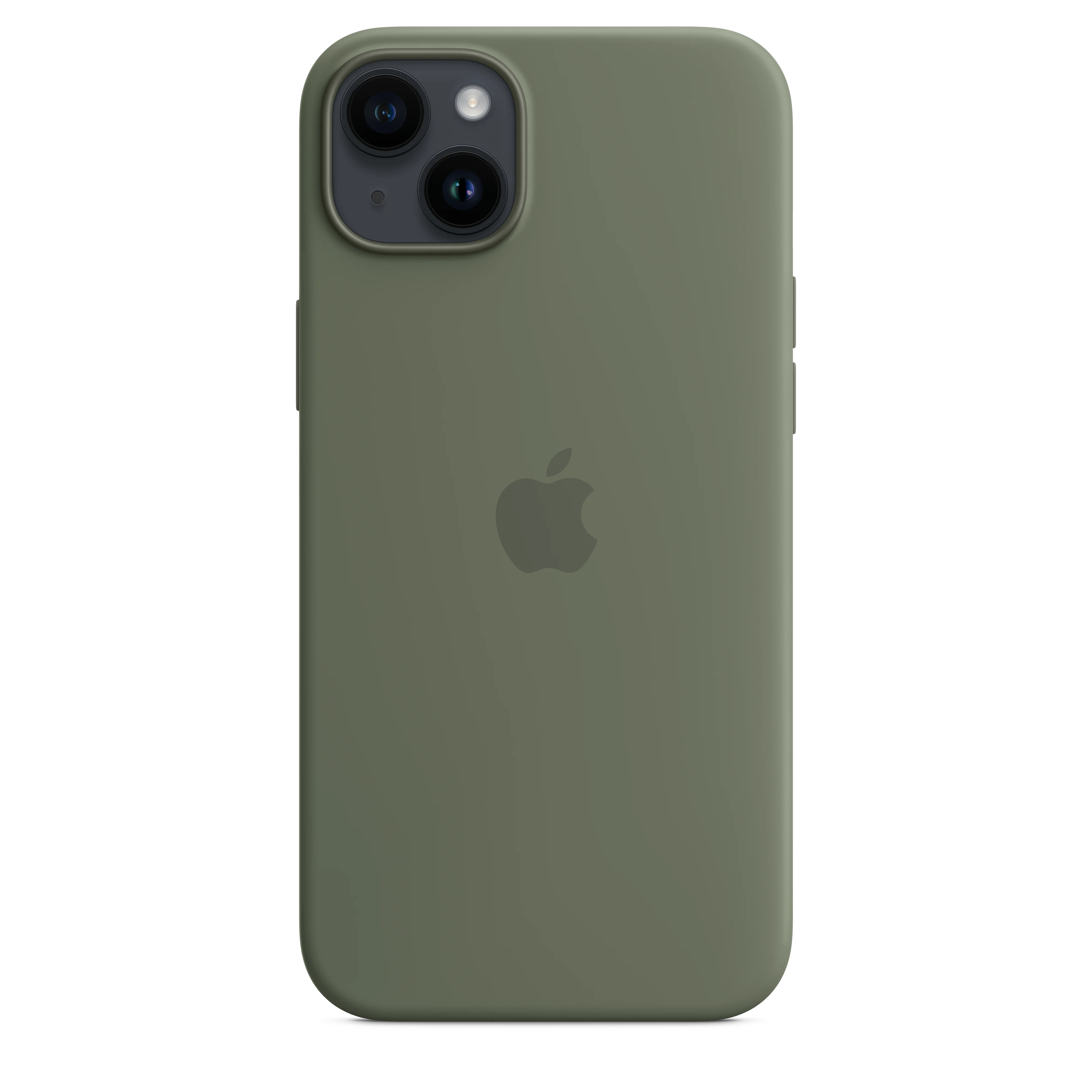 EOL Siliconenhoesje met MagSafe voor iPhone 14 Plus - Olijfgroen - Image 4