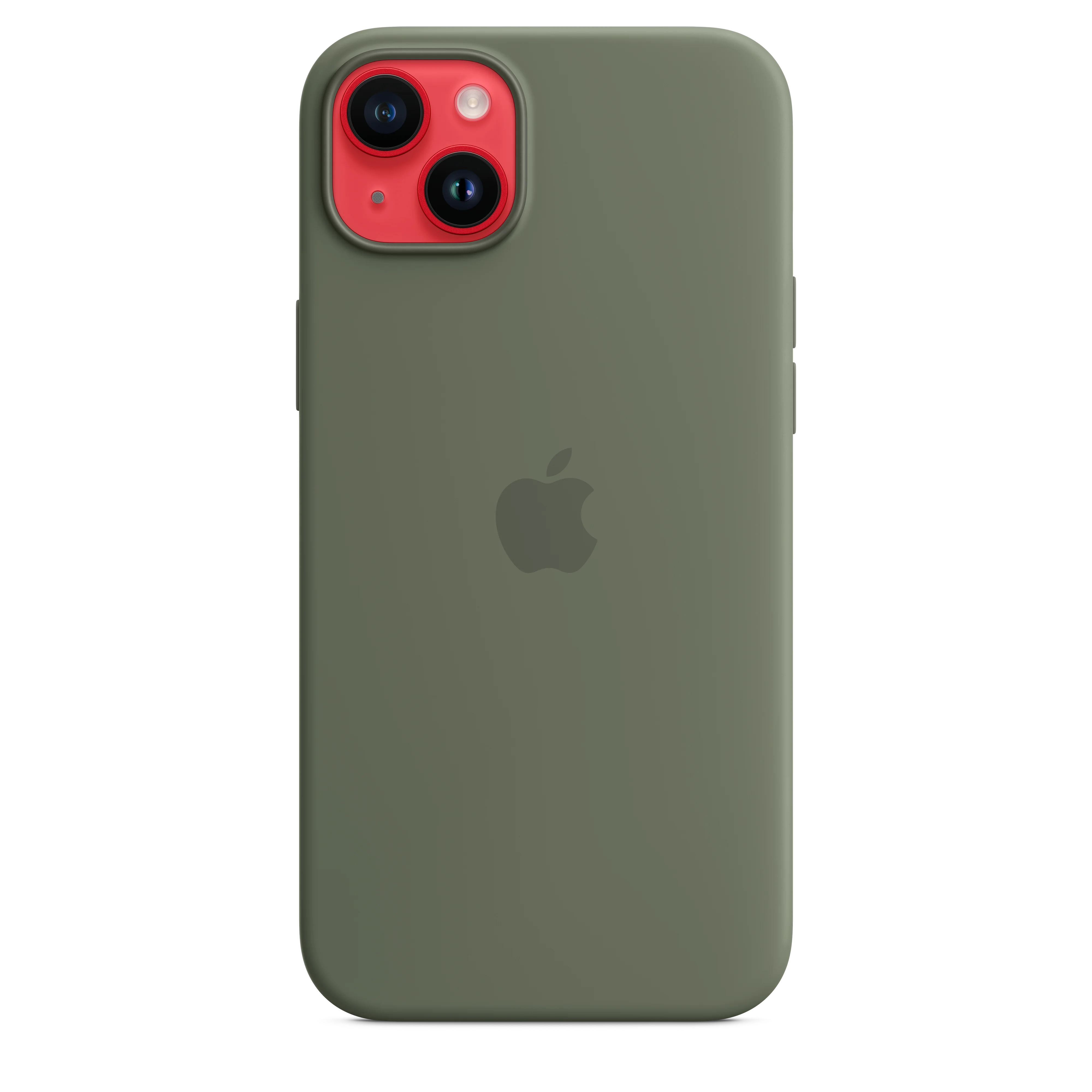EOL Siliconenhoesje met MagSafe voor iPhone 14 Plus - Olijfgroen - Image 6