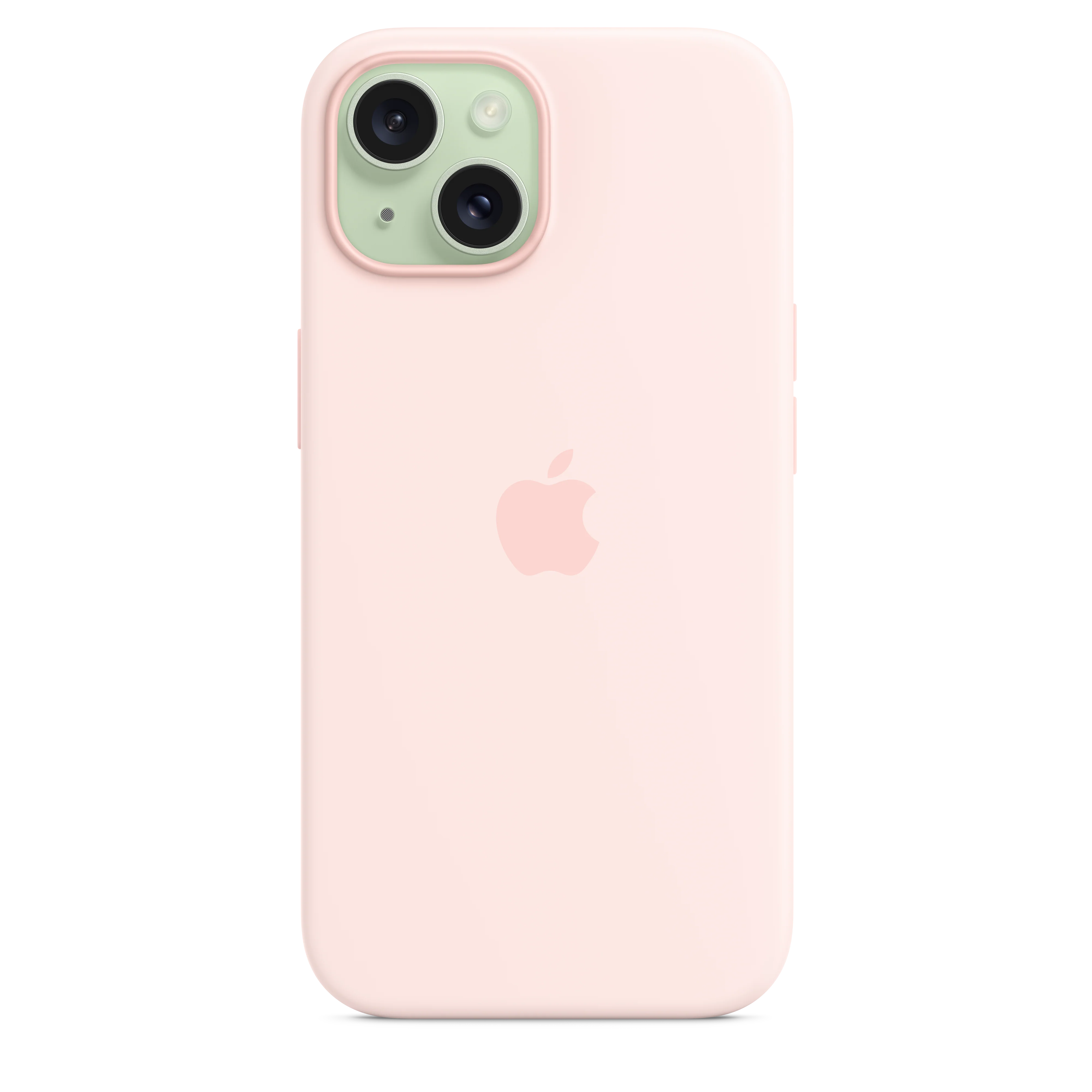 Siliconenhoesje met MagSafe voor iPhone 15 - Lichtroze - Image 4