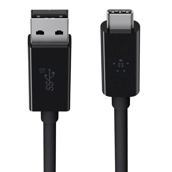 Belkin 3.1 USB-A naar USB-C-kabel - 1m - Zwart - Image 2
