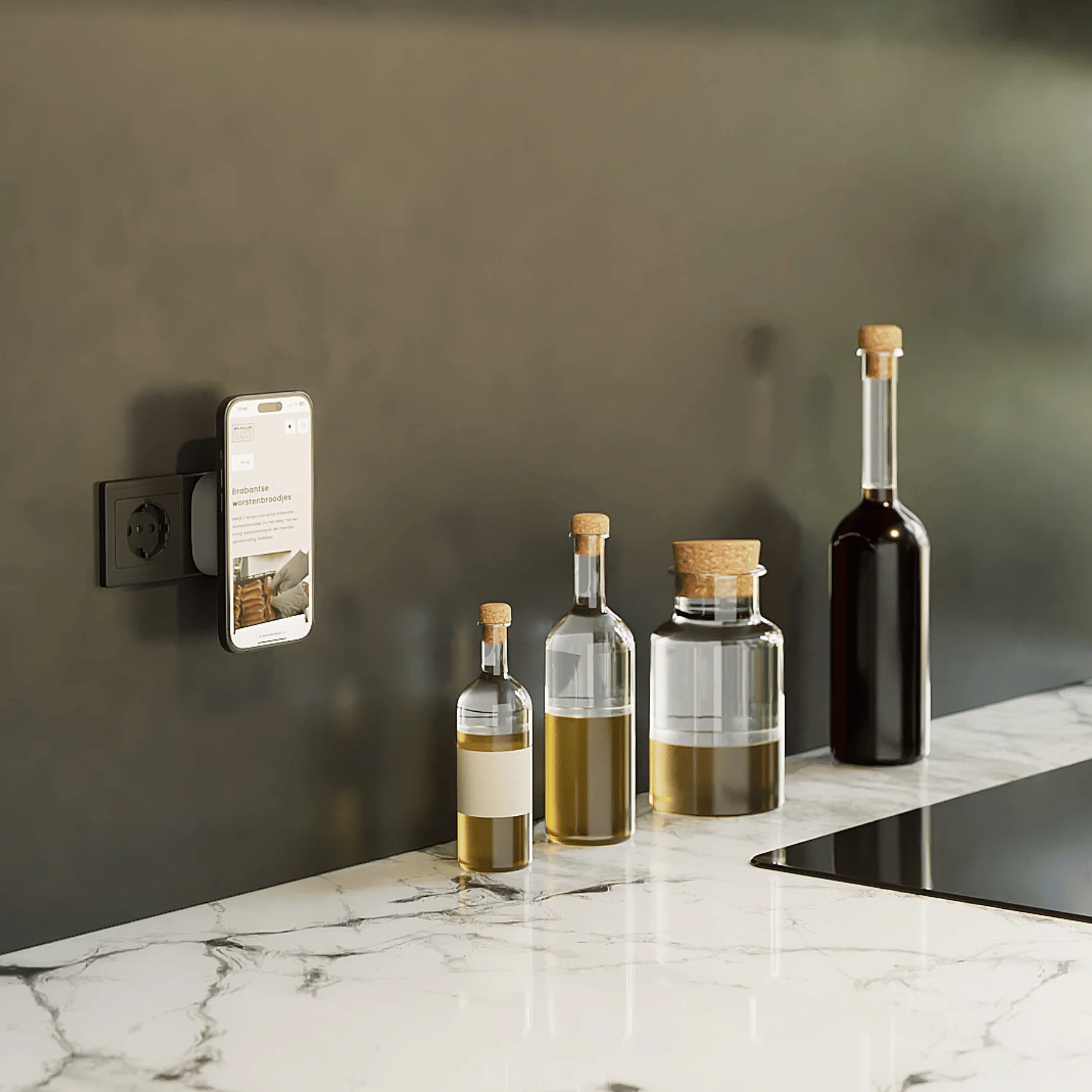 Zens Wireless Charging Adapter - Wit - Image 4